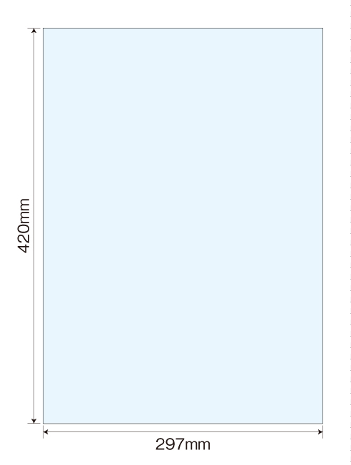 クリアポスター(A3サイズ)