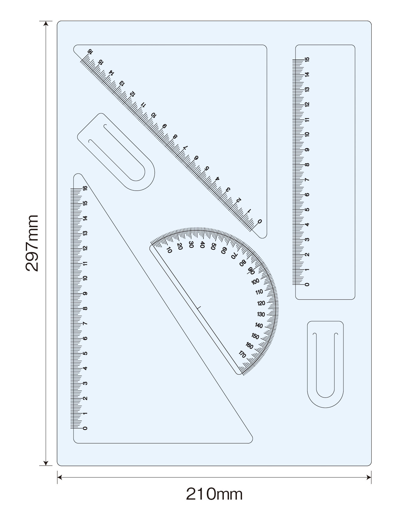 定規セット A4